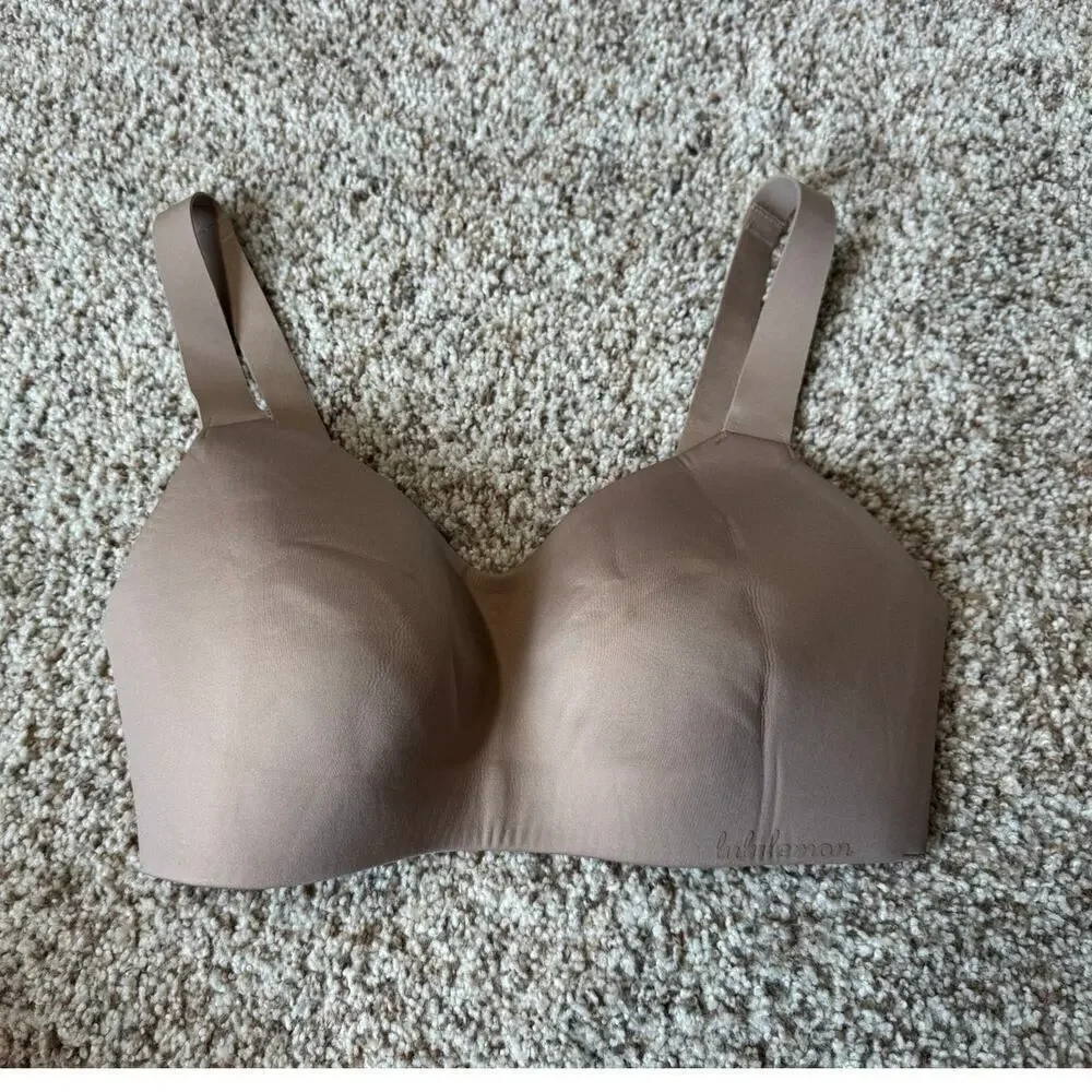 Lululemon Hold True Bra size 32 DD, Beige/Tan